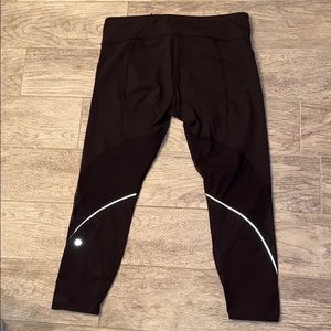 Lululemon black mesh leggings